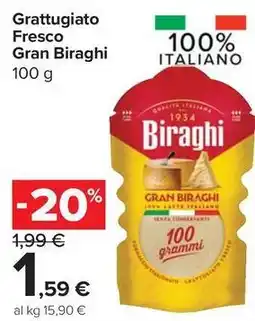 Carrefour Express Grattugiato Fresco Gran Biraghi offerta