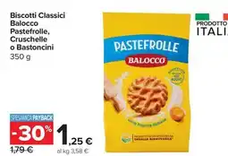 Carrefour Express Biscotti Classici Balocco Pastefrolle, Cruschelle o Bastoncini offerta