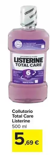 Carrefour Express Collutorio Total Care Listerine offerta