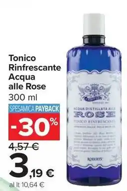 Carrefour Express Tonico Rinfrescante Acqua alle Rose offerta