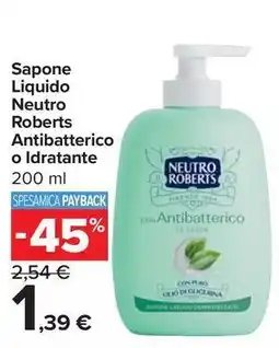 Carrefour Express Sapone Liquido Neutro Roberts Antibatterico o Idratante offerta