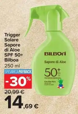 Carrefour Express Trigger Solare Sapore di Aloe SPF 50+ Bilboa offerta