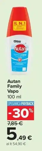 Carrefour Express Autan Family Vapo offerta
