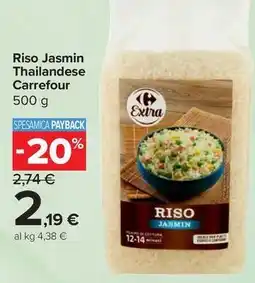 Carrefour Express Riso Jasmin Thailandese Carrefour offerta
