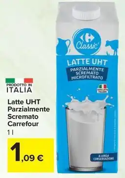 Carrefour Express Latte UHT Parzialmente Scremato Carrefour offerta