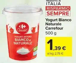 Carrefour Express Yogurt Bianco Naturale Carrefour offerta