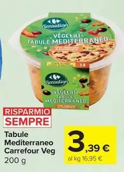 Carrefour Express Tabule Mediterraneo Carrefour Veg offerta