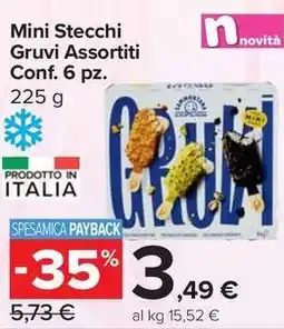 Carrefour Express Mini Stecchi Gruvi Assortiti offerta
