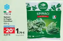 Carrefour Express Spinaci in Foglie Carrefour offerta
