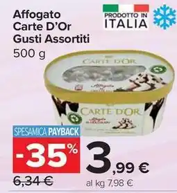 Carrefour Express Affogato Carte D'Or Gusti Assortiti offerta