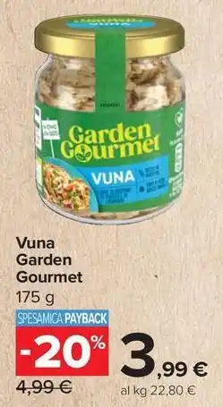 Carrefour Express Vuna Garden Gourmet offerta