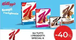 Coop Su tutti i prodotti SPECIAL K offerta