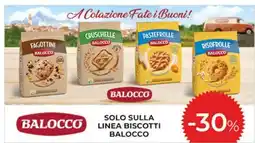 Coop Solo sulla linea biscotti BALOCCO offerta