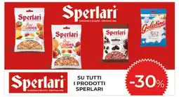 Coop Su tutti i prodotti SPERLARI offerta
