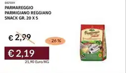 Prezzemolo e Vitale Parmareggio parmigiano reggiano snack offerta
