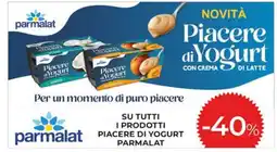 Coop Su tutti i prodotti piacere di yogurt PARMALAT offerta