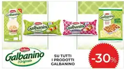 Coop Su tutti i prodotti GALBANINO offerta