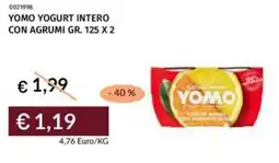 Prezzemolo e Vitale Yomo yogurt intero con agrumi offerta
