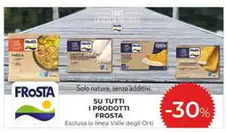 Coop Su tutti i prodotti FROSTA offerta