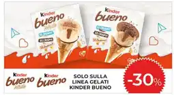 Coop Solo sulla linea gelati KINDER BUENO offerta