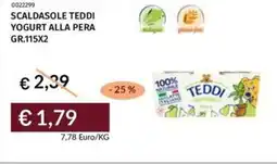 Prezzemolo e Vitale Scaldasole teddi yogurt alla pera offerta