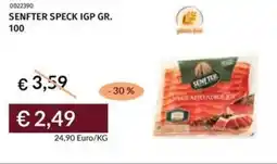 Prezzemolo e Vitale Senfter speck igp offerta