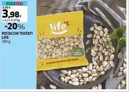 Coop Pistacchi tostati LIFE offerta
