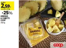 Coop Ananas a cubetti coop offerta