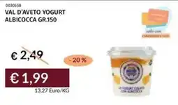 Prezzemolo e Vitale Val d'aveto yogurt albicocca offerta