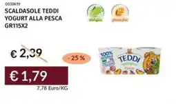 Prezzemolo e Vitale Scaldasole teddi yogurt alla pesca offerta
