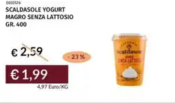 Prezzemolo e Vitale Scaldasole yogurt magro senza lattosio offerta