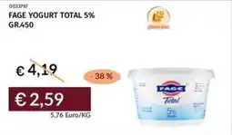 Prezzemolo e Vitale Fage yogurt total 5% offerta