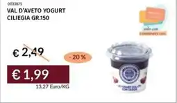 Prezzemolo e Vitale Val d'aveto yogurt ciliegia offerta