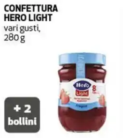 Coop Confettura HERO LIGHT vari gusti, offerta