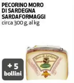 Coop Pecorino moro di sardegna SARDAFORMAGGI circa al kg offerta