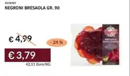 Prezzemolo e Vitale Negroni bresaola offerta