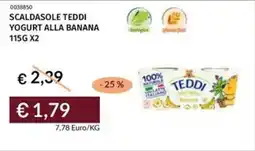 Prezzemolo e Vitale Scaldasole teddi yogurt alla banana offerta