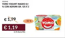 Prezzemolo e Vitale Yomo yogurt magro 0,1 % con agrumi offerta