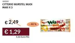Prezzemolo e Vitale Citterio wurstel wuoi maxi offerta