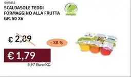 Prezzemolo e Vitale Scaldasole teddi formaggino alla frutta offerta