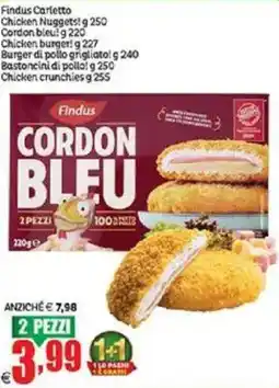 Elite Findus cordon bleu Findus Carletto Chicken Nuggets! offerta