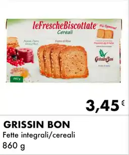 Iper Tosano GRISSIN BON Fette integrali/cereali offerta