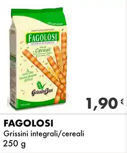 Iper Tosano FAGOLOSI Grissini integrali/cereali offerta