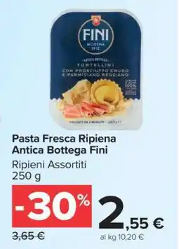 Carrefour Pasta Fresca Ripiena Antica Bottega Fini offerta