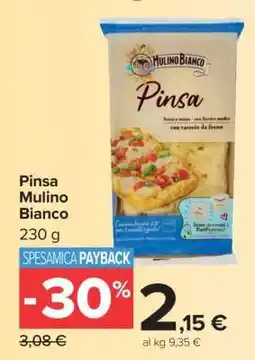 Carrefour Pinsa Mulino Bianco offerta