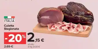 Carrefour Culatta Stagionata offerta