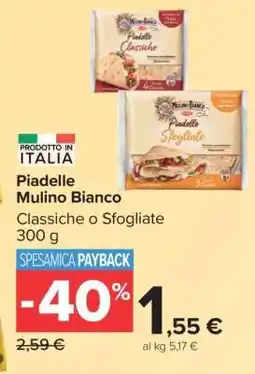 Carrefour Piadelle Mulino Bianco offerta