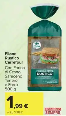 Carrefour Filone Rustico Carrefour offerta