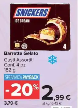 Carrefour Snickers Ice Cream offerta