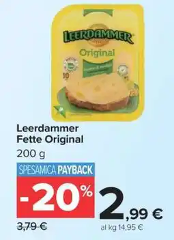 Carrefour LEERDAMMER Fette Original offerta